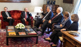 President Armen Sarkissian  met with the President of Portugal Marcelo Rebelo de Sousa.