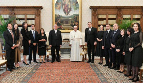 La visita ufficiale del Presidente Armen Sarkissian in Vaticano