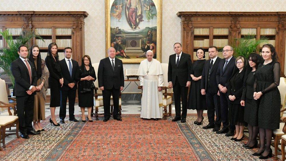 Official visit of the President Armen Sarkissian to Vatican