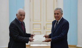 The newly appointed Ambassador of the Sovereign Order of Malta to Armenia presented his credentials to President Vahagn Khachaturyan