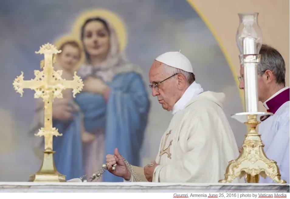 Il Presidente della Repubblica d'Armenia ha presentato i suoi auguri al Papa