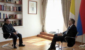 ՀՀ դեսպան Կարեն Նազարյանի հարցազրույցը «Խաղաղության ձայն» հեռուստատեսությանը (Telepace)