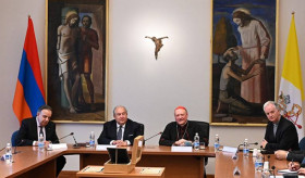 L'incontro dell'Ambasciatore Garen Nazarian al Pontificio Consiglio della Cultura della Santa Sede