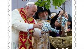 Un nuovo francobollo per ricordare la visita di Papa Francesco in Armenia